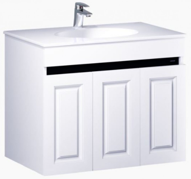 Bộ Tủ Lavabo Caesar LF5026/EH15026AV Màu Xám Treo Tường