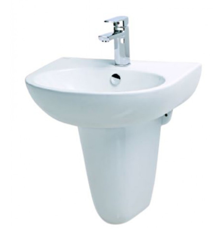 Chậu Lavabo Caesar Chân Ngắn L2152/P2445